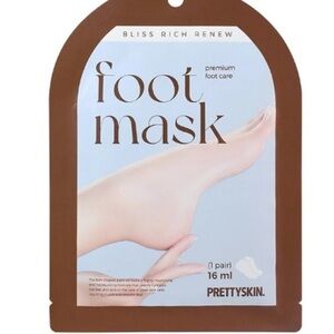 PRETTYSKIN BLISS RICH NEW FOOT MASK NEW PC
